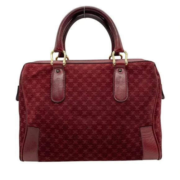 Celine Vintage 80s Diffusion Monogram Satchel Bag – Made in Italy - Picture 4 of 16